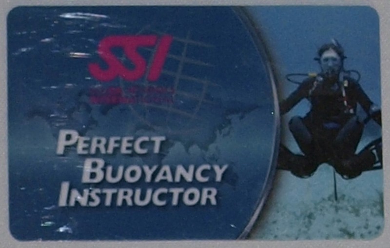 Perfect Buoyancy Instructor Brevet