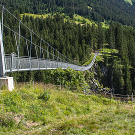 Hängebrücke bei Holzgau